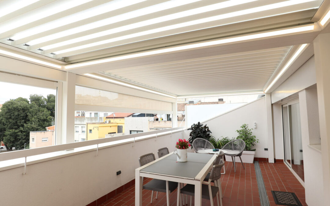 Pérgola bioclimática Retráctil en Granollers